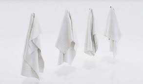 White Hand Towels 3d Model