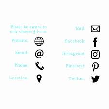This visual icon lets people know where to find you online. Business Card Logo Instagram Business Icon Website
