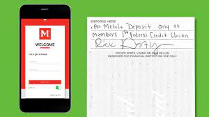 How To Use The Members 1St Mobile Deposit Feature - Youtube