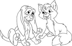 The Fox Amp The Hound Coloring Page Coloring Pages Of Epicness Fox Coloring Page Animal Coloring Pages Disney Coloring Pages