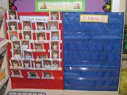 we love this picture pocket chart attendance system it has