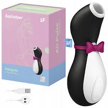 Masażer Powietrzny Sex Wibrator SATISFYER PINGWIN (0049008245815) • Cena,  Opinie • Masażery i motylki 11679439985 • Allegro