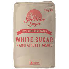 Beauty & food, home & garden. Sunshine Sugar White Sugar 25kg Costco Australia