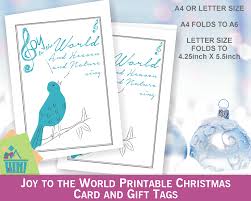 Check spelling or type a new query. Printable Christmas Card And Gift Tags Joy To The World Instant Download Personal Use Pixels Pantry
