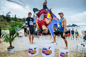 The brazilian slashed a long left open, before launching his own forehand rotator. Italo Ferreira Wins Red Bull Airborne Gold Coast