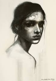 Alice Drawing by Michelle Eva May