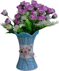 Where can i buy cheap artificial flowers. Sky Trends Artificial Flowers With Flower Pot Flower Vase For Home Decoration Flower Pot With Artificial Flowers 007 Plastic Vase Price In India Buy Sky Trends Artificial Flowers With Flower