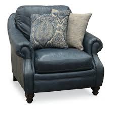 Classic Traditional Navy Blue Leather Chair Admiral Blue Leather Chair Leather Chair White Leather Chair