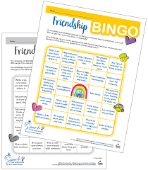 Friendship Bingo Free Printable