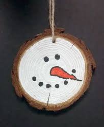Craft Wood Rounds Christmas Crafts For Gifts Wood Slice Crafts Wood Snowman