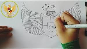 Maybe you would like to learn more about one of these? Cara Menggambar Burung Garuda How To Draw Lambang Burung Garuda Pancasila Indonesia Youtube