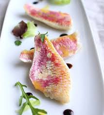 Filets De Rouget Reduction D Orange Et Caramel Balsamique Chefnini Recette Filets De Rouget Rouget Recette Orange