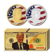 * authentic 24k gold commemorative trump 2020 fists up banknote w/ certificate of authenticity stamp $ 34.99 $ 24.95 add to cart quick view; 1pc Trump Sport Hat 10pcs Gold Foil 1000 Dollar Bill Banknote Long7ines 13pack 2018 Usa President Donald Trump Pack 2pcs Official Authentic 24k Gold Plated Donald Trump Commemorative Coins In Gol Money