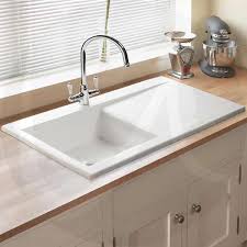 This makes ceramic sinks ideal for matching your decor, as they can come in almost any colour you might want. 75 Sink Designs For Kitchens Ceramic Kitchen Sinks Porcelain Kitchen Sink White Ceramic Kitchen Sink