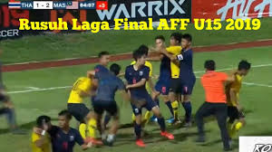 Thailand dan malaysia menjadi dua tim yang belum menelan kekalahan hingga matchday keempat grup b. Detik2 Baku Hantam Laga Thailand Vs Malaysia Final Aff U15 2019 Youtube