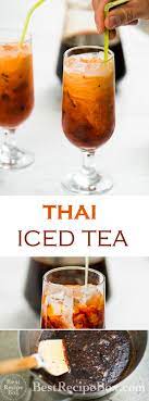 Thai Iced Tea Recipe Thai Tea Restaurant Style Best Recipe Box Recipe Iced Tea Recipes Homemade Tea Recipes Thai Tea Recipes