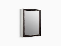 Check spelling or type a new query. K 2967 Aluminum Medicine Cabinet With Bronze Framed Mirror Door Kohler
