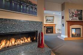 We've created an outdoor living area which includes a gas fire pit, gas fireplace, two outdoor kitchen islands and a pizza oven. Fireplace Installation Needham Ma Anderson Fireplace Anderson Fireplace