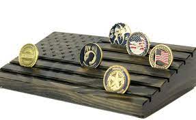 Diy projects for average joes and janes. Black Wood American Flag Challenge Coin Display American Etsy