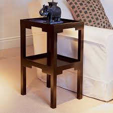 Gallery of dark wood end tables. Kyoto Dark Wood Two Tiered Side Table Oka