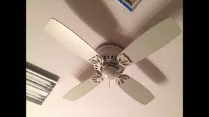 Featuring whisperwind motor technology, the haskell ceiling fan will deliver powerful and quiet operation while keeping. Hunter Low Profile Ceiling Fan 42 White Youtube