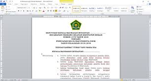 Download juknis penulisan ijazah jenjang sd smp sma dan smk tahun 2020 petunjuk teknis juknis penulisan ijazah tahun. Contoh Lengkap Sk Kelulusan Bagi Sekolah Madrasah Ibtidaiyah Tahun 2020