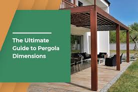 Golatek pergolas are an integral part of converting your deck, balcony or patio into a transitional outdoor rooms. The Ultimate Guide To Pergola Dimensions