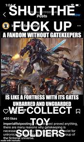 Some are just short stories, some are single novels and others are complete series. A Psa From The Warhammer 40k Community Gatesopencomeonin