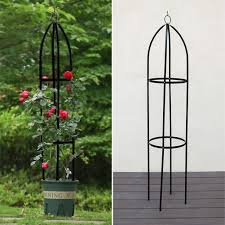 Metal garden arch wrought iron rose arbor trellis pergola pavilion lattice black. Iron Plant Climbing Rack European Arch Flower Shelf Vines Support Frame Garden Decor Plant Bracket Garden Trellis 194x40cm Buy At The Price Of 24 44 In Aliexpress Com Imall Com