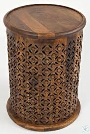 Global Archive Mango Drum Table In 2020 Drum Table Drum Side Table Table