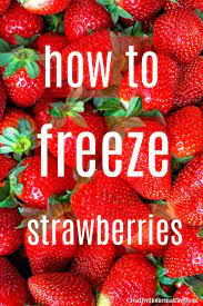To hull the strawberries, use a paring knife to cut out the green stem from the top. Freezing Strawberries Creative Homemaking