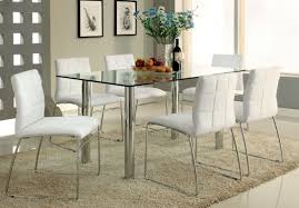 Furniture Of America Glass Top Dining Table Dining Room Table Makeover Stylish Dining Room