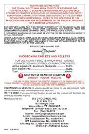 Shops and stores that offer. Phostoxin Tablet Pellet Manual Plunkett S Pest Control Inc