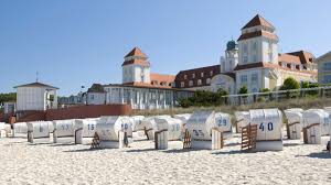 Binz insel rügen is a perfect, quiet, place for a short holiday and the beach are so nice for swimming in the summer time.also the prominade was so long. Binz Auf Rugen Der Palast Am Ostseestrand Stern De