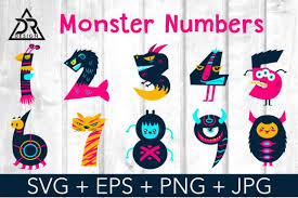 Download Monster Numbers Graphic By Davidrockdesign Creative Fabrica Free Design Elements Free Graphic Design Monster Birthday Parties PSD Mockup Templates