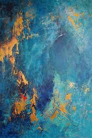T hanks for reading this far down, i'm impressed! Large Modern Abstract Acrylic Art Abstract Blue And Gold Painting With Texture Painting By Sveta Osborne Saatchi Art