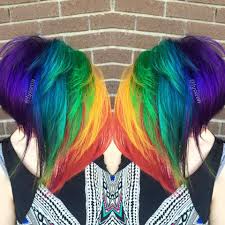 Hair Colors Ideas Rainbow Hair Color Bright Hair Colors Short Rainbow Hair