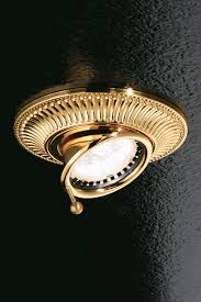 How hot does it get in the recessed can (behind the bulb)? Adjustable Round Grooved Gold Plated Recessed Spotlight Masiero Murano And Crystal Chandeliers Lamps And Wall Lights Ref 11110596