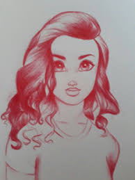 My Drawing Of A Girl Inspired By Christina Lorre S Drawing Me It Looks Like Hannah Lol Christina Lorre Drawings Christina Lorre Pretty Drawings