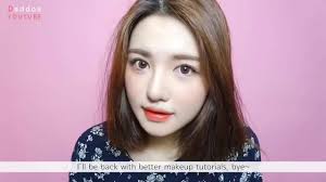 makeup tutorial korean style natural