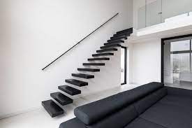 Genico Stairs Wallclimber Black Staircase Design Home Stairs Design Floating Staircase