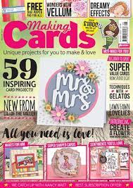 It's the gift that keeps on giving as the recipient will continue to receive a new issue of their favourite magazine every week. Making Cards Papercraft Magazine August 2017 Subscriptions Pocketmags