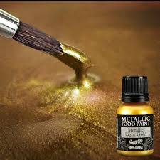 *we now carry in our shop (edible art paint section) large 50 ml bottles in a few colors at $20 per bottle. Rainbow Dust Metallic Light Gold Paint Edible Food Coloring Shopee Malaysia