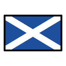 Imagen actual de la bandera de escocia con la historia de la bandera e información sobre el país. Bandera Escocia Emoji