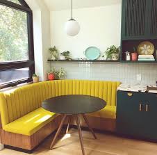 Fireclay Tile On Instagram Midcentury In Manitoba Tile Shown Foggy Morning 3x6 Rg Ohsolovelyerin Kitchen Seating Fireclay Tile Booth Seating In Kitchen