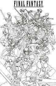 Select from 35970 printable coloring pages of cartoons, animals, nature, bible and many more. Fantasy Coloring Pages Final Fantasy Coloring4free Coloring4free Com