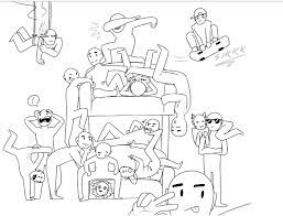 Draw The Squad Meme Tumblr Funny Drawings Draw The Squad Drawing People