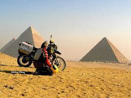 The Pyramids Egypt Adventure Bike Adventure Bike Riding Adventure Motorcycling