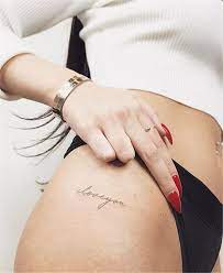 45 Small But Meaningful Words And Quotes Tattoo Designs You Would Love Women Fashion Lifestyle Blog Shinecoco Com Intimate Tattoos Hip Tattoos Women Hip Tattoo
