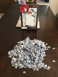 When they ask why, tell them that you want to renew your vows! My First Puzzle You My Husband Got Me This For Our Anniversary The Other Day Here We Go Jigsawpuzzles